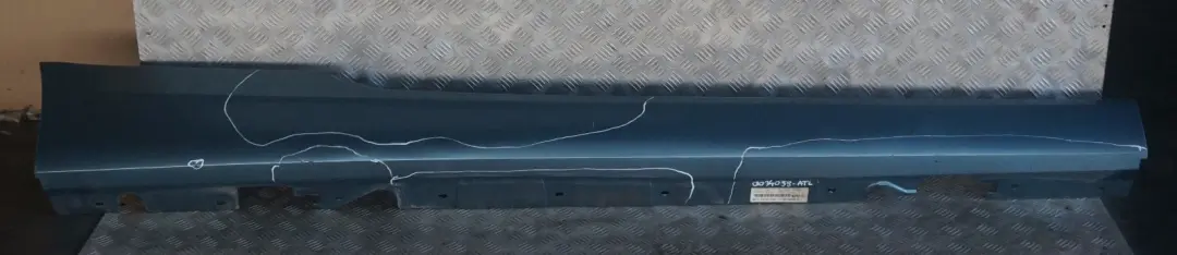 BMW 3 Series E92 E93 Sill Strip Side Skirt Right O/S Atlantikblau Atlantic Blue - SKU 0034058-ATL - Part number 0034058