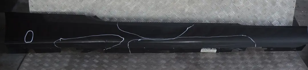 BMW E92 E93 4 Sill Strip Faldon Lateral Derecho Zafiro Negro - 475 - SKU 0034058-BS4 - Número de pieza 0034058