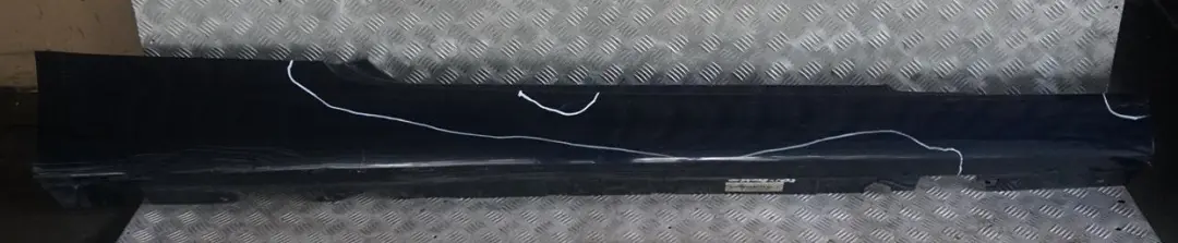 BMW E92 E93 2 Listello Portiera Apertura Gonna Destra Blu Monaco - A35 - SKU 0034058-MB2 - Numero di parte 0034058
