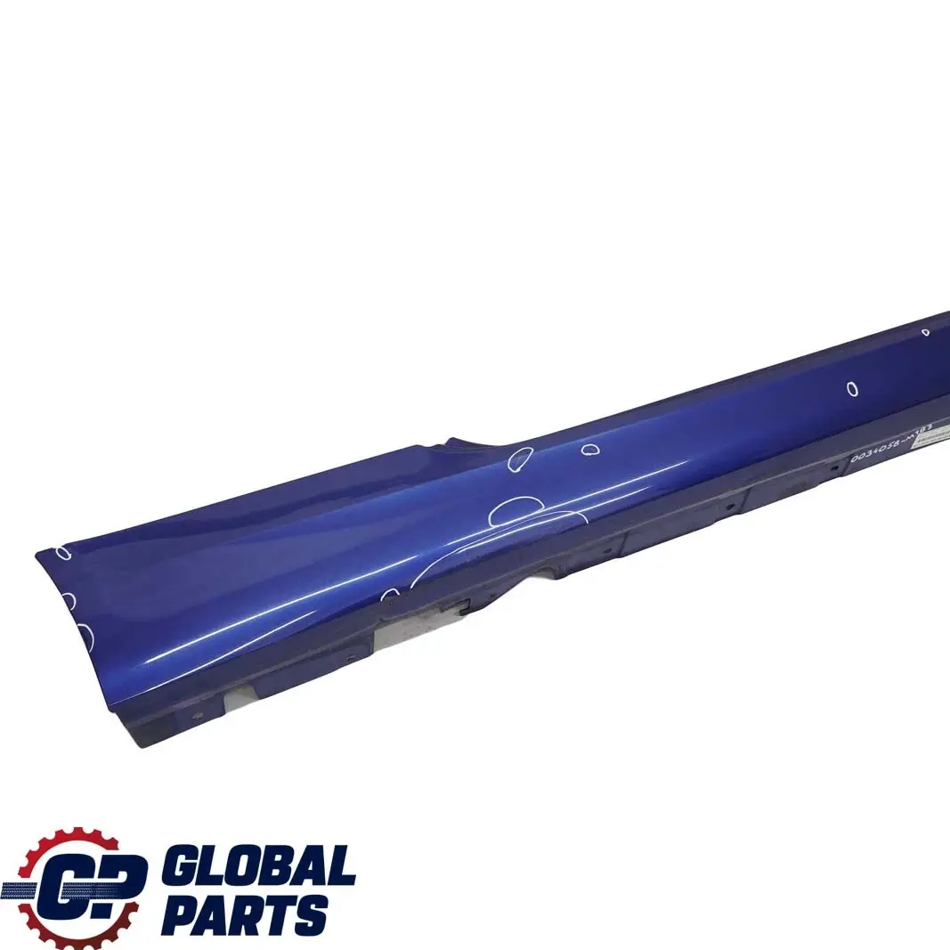  Side Skirt BMW E92 E93 Sill Strip Right O/S Montegoblau Blue - A51 - SKU 0034058-MTB3 - Part number 0034058