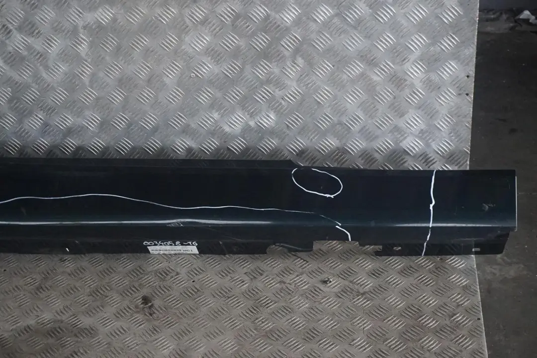 BMW 3 Series E92 E93 Sill Strip Side Skirt Right O/S Tiefgruen Deep Green A43 - SKU 0034058-TG - Part number 0034058