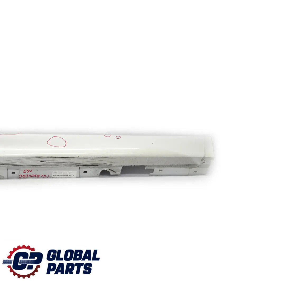 BMW 3 E92 E93 1 Sill Strip Side Skirt Right O/S Titansilber Titan Silver - 354 - SKU 0034058-TS1 - Part number 0034058