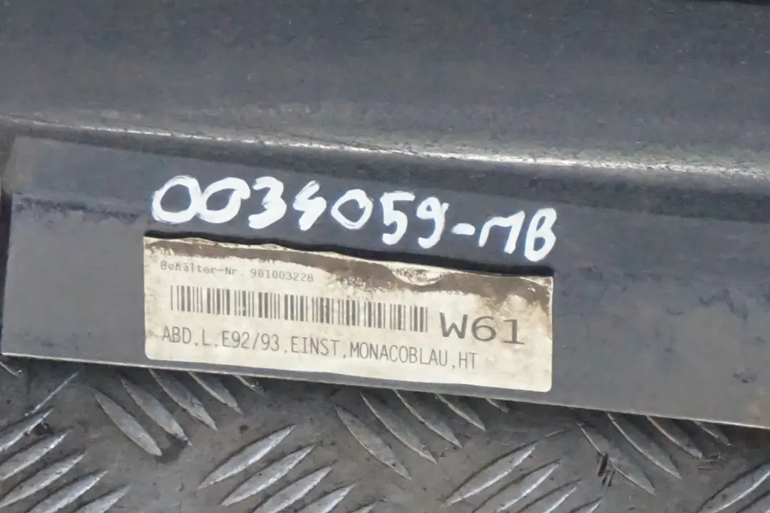 BMW 3 E92 listwa nakładka próg lewy monacoblau - SKU 0034059-MB - Numer Części 34059