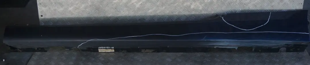 BMW 3 SERIES E92 E93 Sill Strip Side Skirt Left N/S Monacoblau Monaco Blau Blue - SKU 0034059-MB - Part number 34059