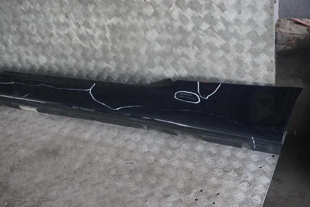 BMW E92 E93 Sill Strip Faldon Lateral Izquierdo Monacoblau Azul Metalizado - A35 - SKU 0034059-MB2 - Número de pieza 0034059