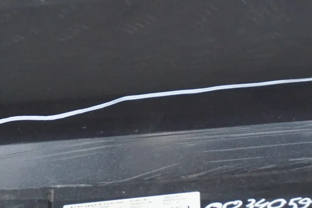 BMW 3 E92 E93 2 Gonna laterale Sill Strip sinistra Grafite scintillante - A22 - SKU 0034059-SG2 - Numero di parte 0034059