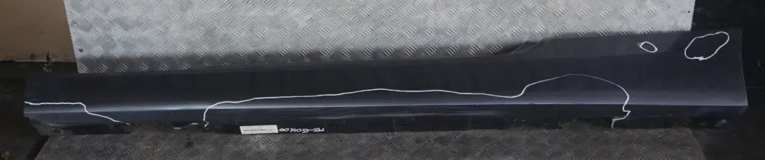 BMW 3 E92 E93 2 Gonna laterale Sill Strip sinistra Grafite scintillante - A22 - SKU 0034059-SG2 - Numero di parte 0034059