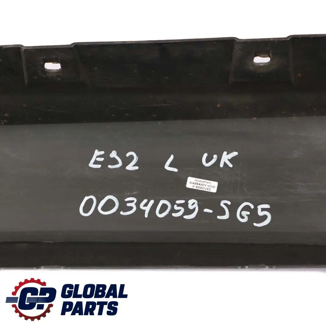 Sill Strip Side Skirt Left N/S Sparkling Graphite - A22 to BMW E92 E93 Cover with Part number 0034059 BMW E92 E93 Cover Sill Strip Side Skirt Left N/S Sparkling Graphite - A22 - SKU 0034059-SG5 - Part number 0034059