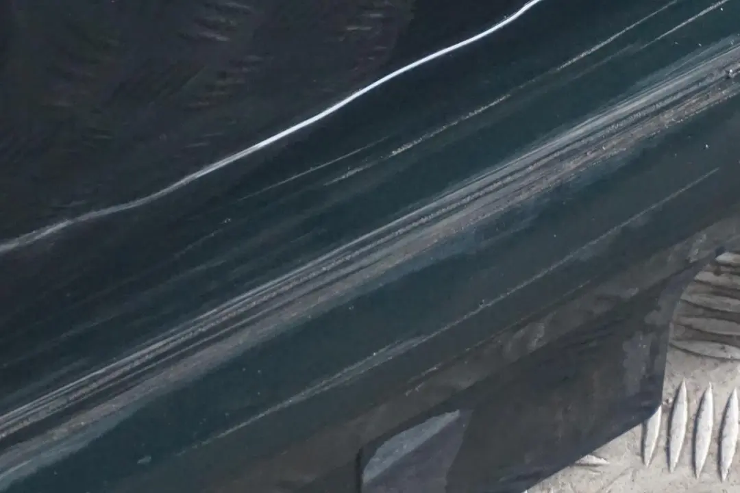 BMW 3 Series E92 E93 Sill Strip Side Skirt Left N/S Tiefgruen Deep Green - A43 - SKU 0034059-TG - Part number 0034059