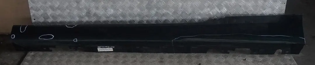 BMW 3 Series E92 E93 Sill Strip Side Skirt Left N/S Tiefgruen Deep Green - A43 - SKU 0034059-TG - Part number 0034059