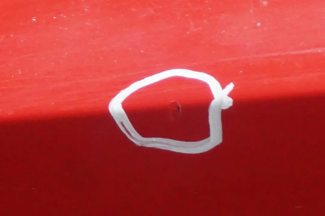 Bumper Trim Panel Hellrot Bright Red - 314 to BMW Z4 Series E85 Convertible Rear with Part number 0034437 BMW Z4 Series E85 Convertible Rear Bumper Trim Panel Hellrot Bright Red - 314 - SKU 0034437-HELL - Part number 0034437