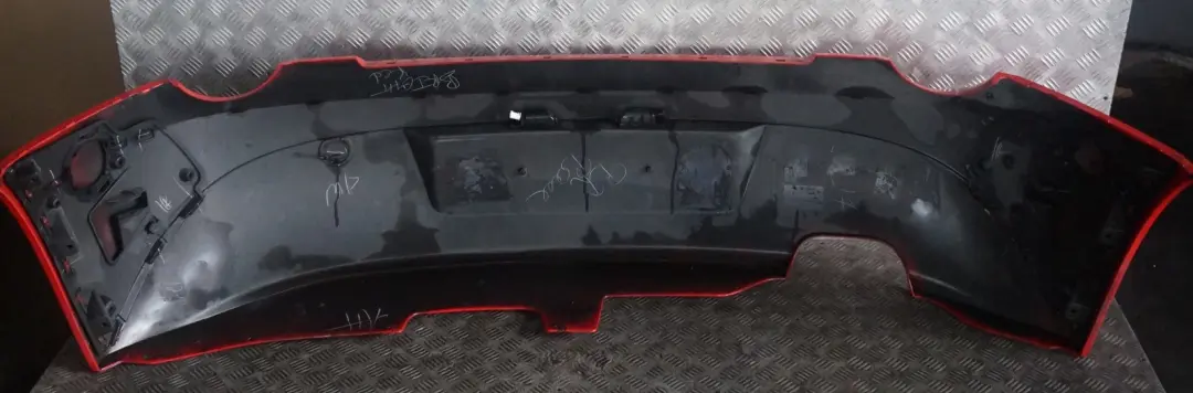 BMW Z4 Series E85 Convertible Rear Bumper Trim Panel Hellrot Bright Red - 314 - SKU 0034437-HELL - Part number 0034437