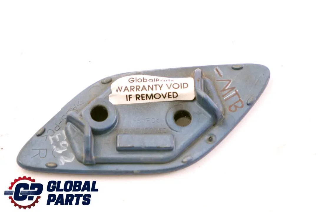 BMW E92 Cover Buse de pulvérisation lave-glace droite Montegoblau Bleu - SKU 0034466-MTB - Numéro de pièce 7158750