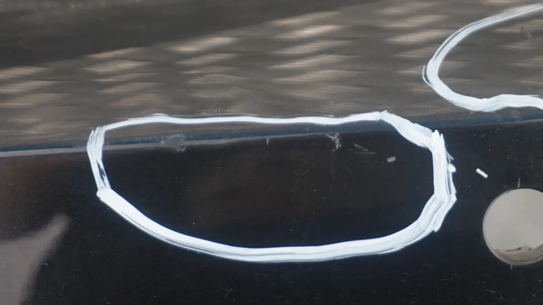 BMW 3 SERIES 1 E92 E93 Rear Bumper Panel PDC Black Sapphire Metallic - 475 - SKU 0034474-BS1 - Part number 34474