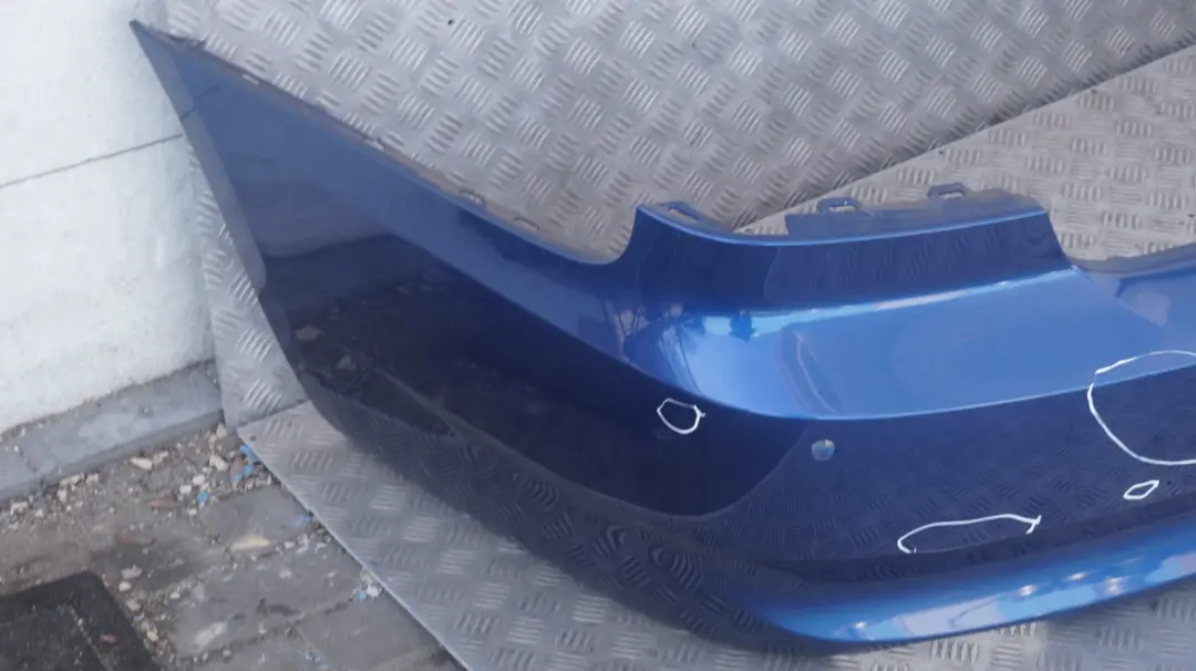 BMW 3 Series E92 E93 Rear Bumper Panel PDC Montegoblau Blue - A51 - SKU 0034474-MTB - Part number 0034474