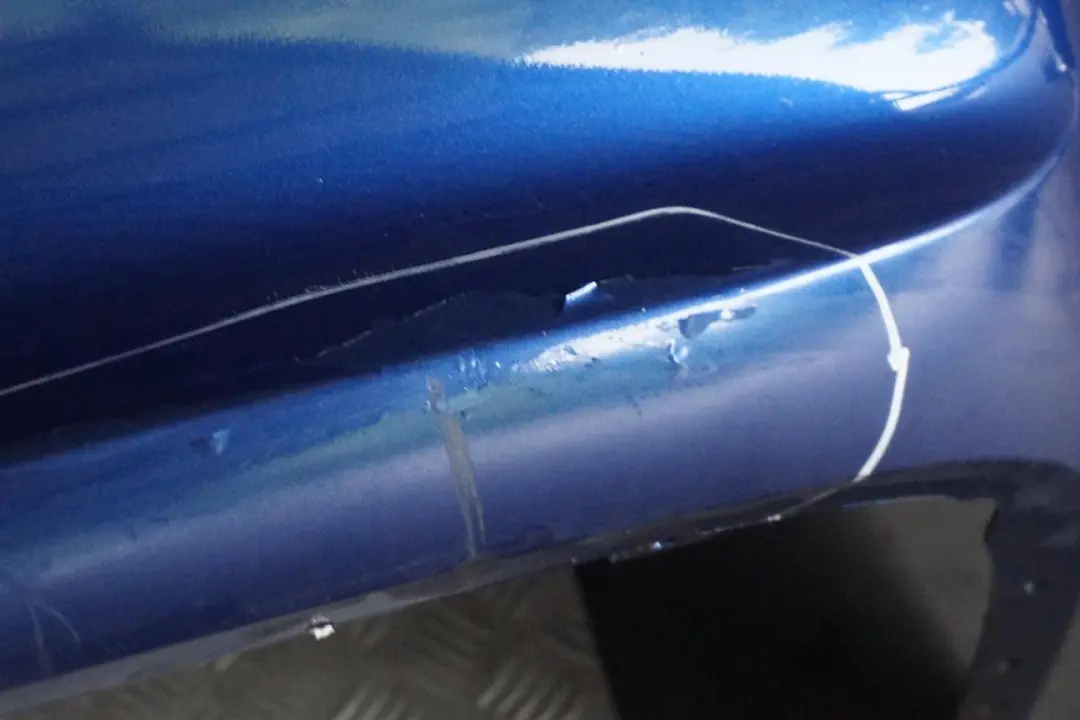 BMW 3 Series E92 E93 3 Rear Bumper Panel PDC Montegoblau Montego Blue - SKU 0034474-MTB3 - Part number 0034474