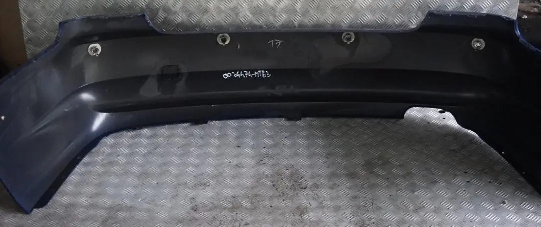 BMW 3 Series E92 E93 3 Rear Bumper Panel PDC Montegoblau Montego Blue - SKU 0034474-MTB3 - Part number 0034474