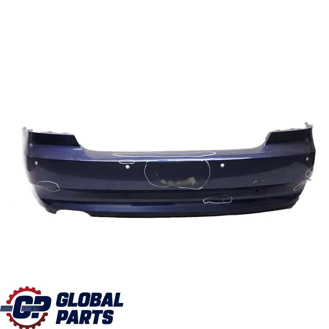 Bumper Panel PDC Mysticblau Mystic Blue Metallic - A08 to BMW 3 E92 E93 Rear with Part number 0034474 BMW 3 E92 E93 Rear Bumper Panel PDC Mysticblau Mystic Blue Metallic - A08 - SKU 0034474-MYS - Part number 0034474