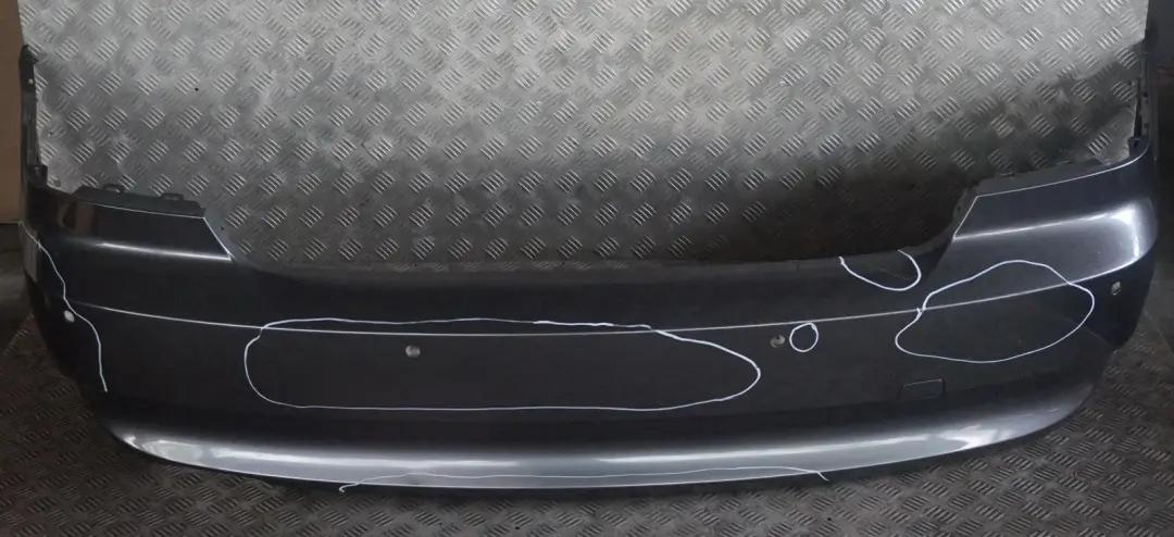 BMW 3 Series E92 E93 Rear Bumper Panel PDC Sparkling Graphite Metallic - A22 - SKU 0034474-SG - Part number 0034474