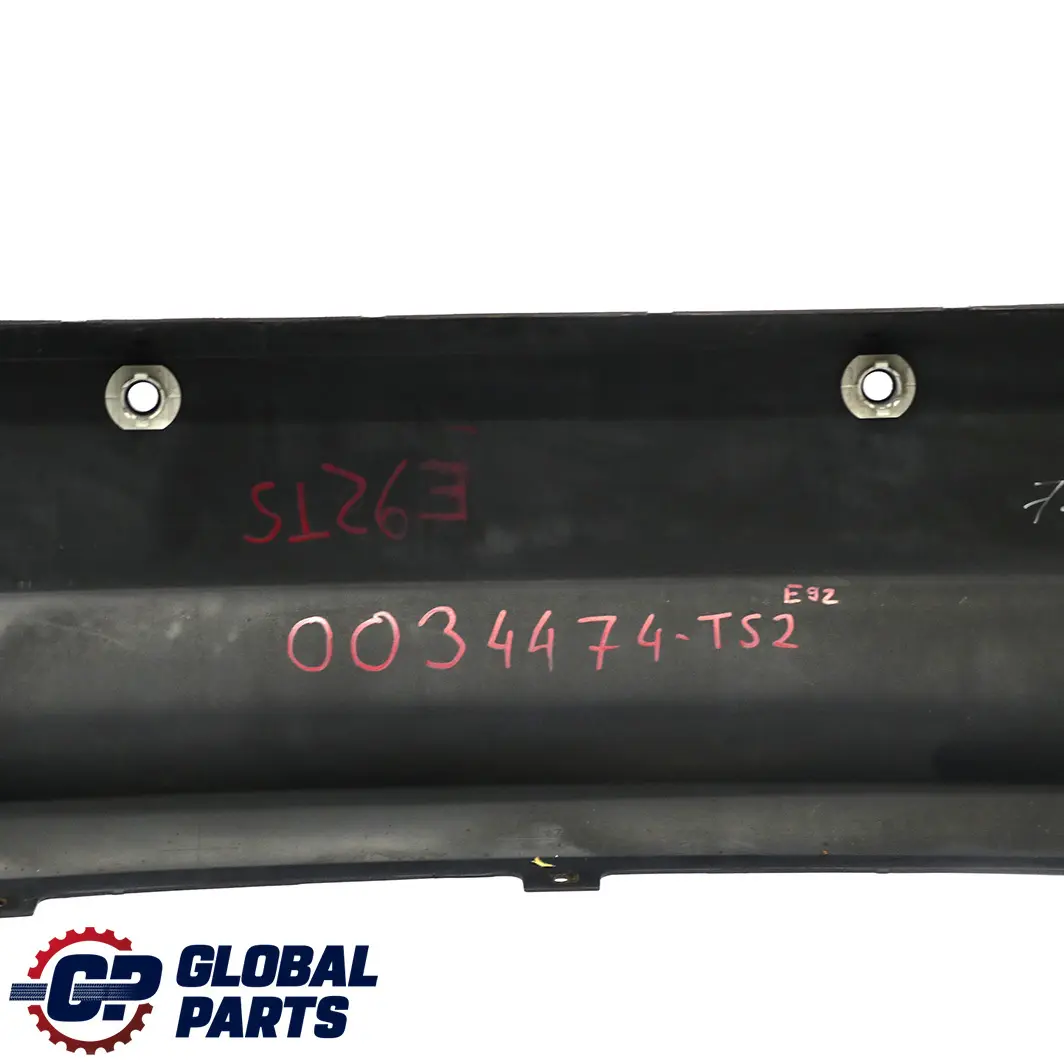 BMW 3 Series E92 E93 2 Rear Bumper Panel PDC Titansilber Titan Silver - 354 - SKU 0034474-TS2 - Part number 0034474