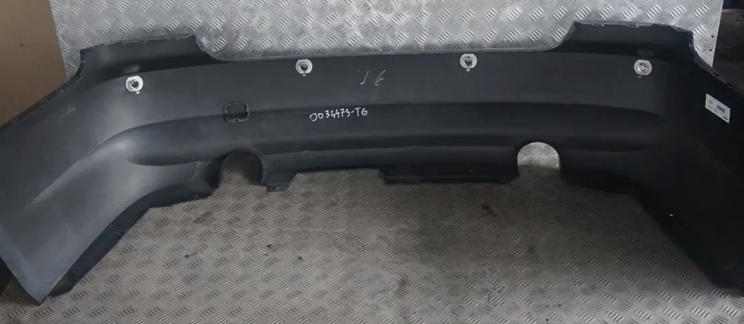 BMW 3 Series E92 E93 335d 335i Rear Bumper Panel PDC Tiefgruen Deep Green - A43 - SKU 0034475-TG - Part number 0034474