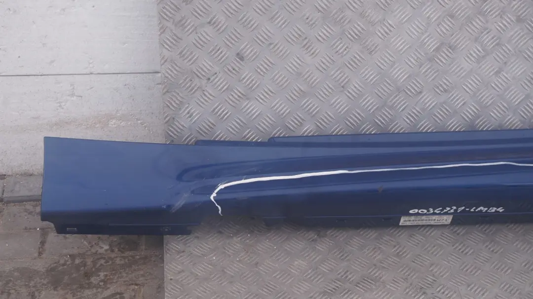 BMW E81 E82 E88 M SPORT Sill Strip Faldon Lateral Izquierdo Le Mans Azul - SKU 0034731-LM4 - Número de pieza 0034731