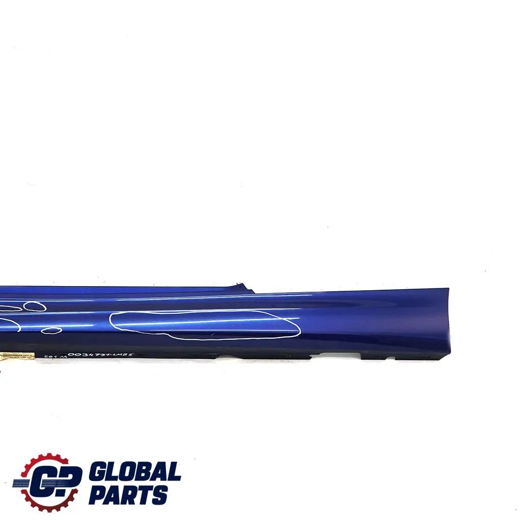 BMW E81 E82 E88 5 M Sport Listello Portiera Apertura SX le Mans Blu - 381 - SKU 0034731-LMB5 - Numero di parte 0034731