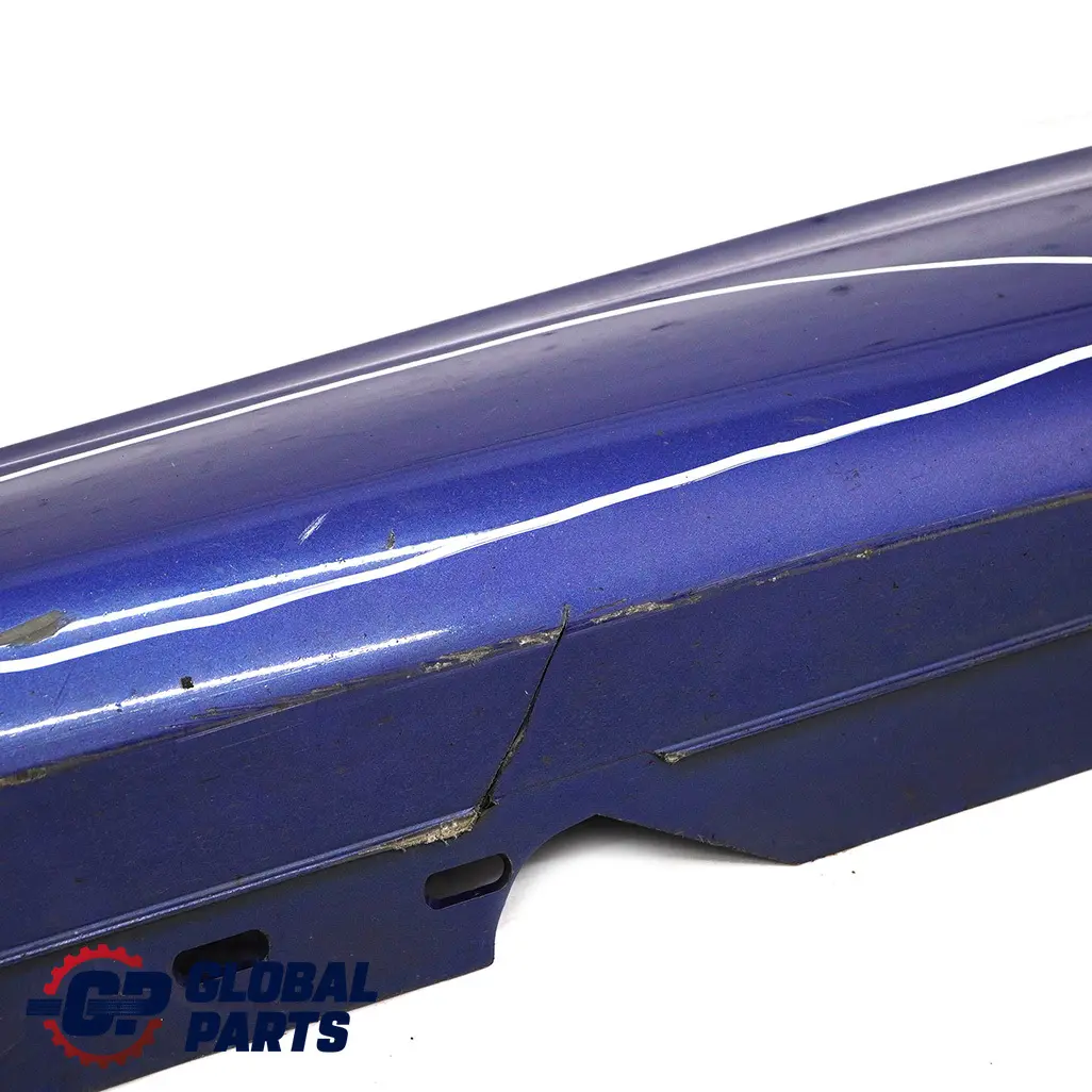 BMW 1 E81 E82 E88 5 M Sport Schwellerleiste Blende Links Le Mans Blau - 381 - SKU 0034731-LMB5 - Teilenummer 0034731