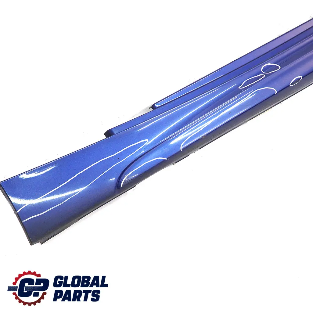BMW 1 E81 E82 E88 5 M Sport Schwellerleiste Blende Links Le Mans Blau - 381 - SKU 0034731-LMB5 - Teilenummer 0034731