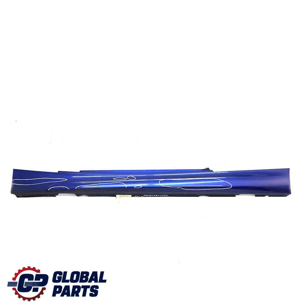 BMW E81 E82 E88 5 M Sport Listello Portiera Apertura SX le Mans Blu - 381 - SKU 0034731-LMB5 - Numero di parte 0034731