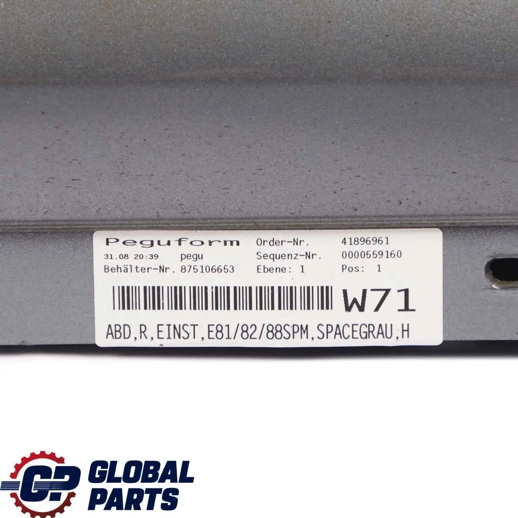 BMW E81 E88 Nakładka listwa prawa próg M-Pakiet - SKU 0034732-SCG - Numer Części 34732