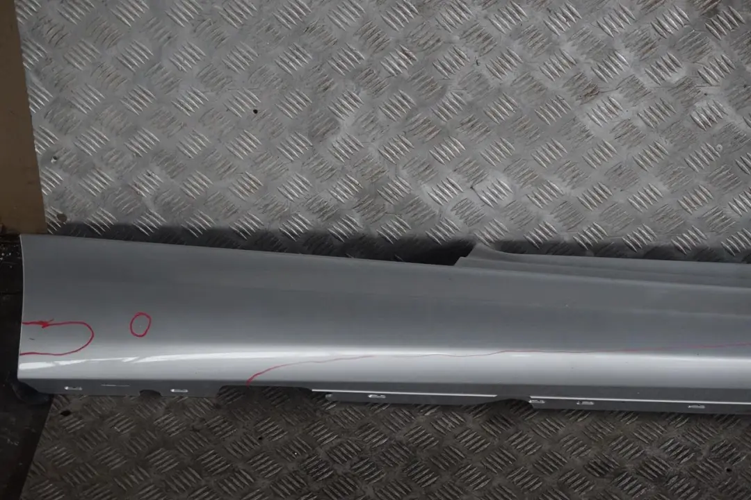 BMW 1 E81 E82 E88 M Sport Sill Strip Skirt Right O/S Titansilber Silver - 354 - SKU 0034732-TS2 - Part number 0034732
