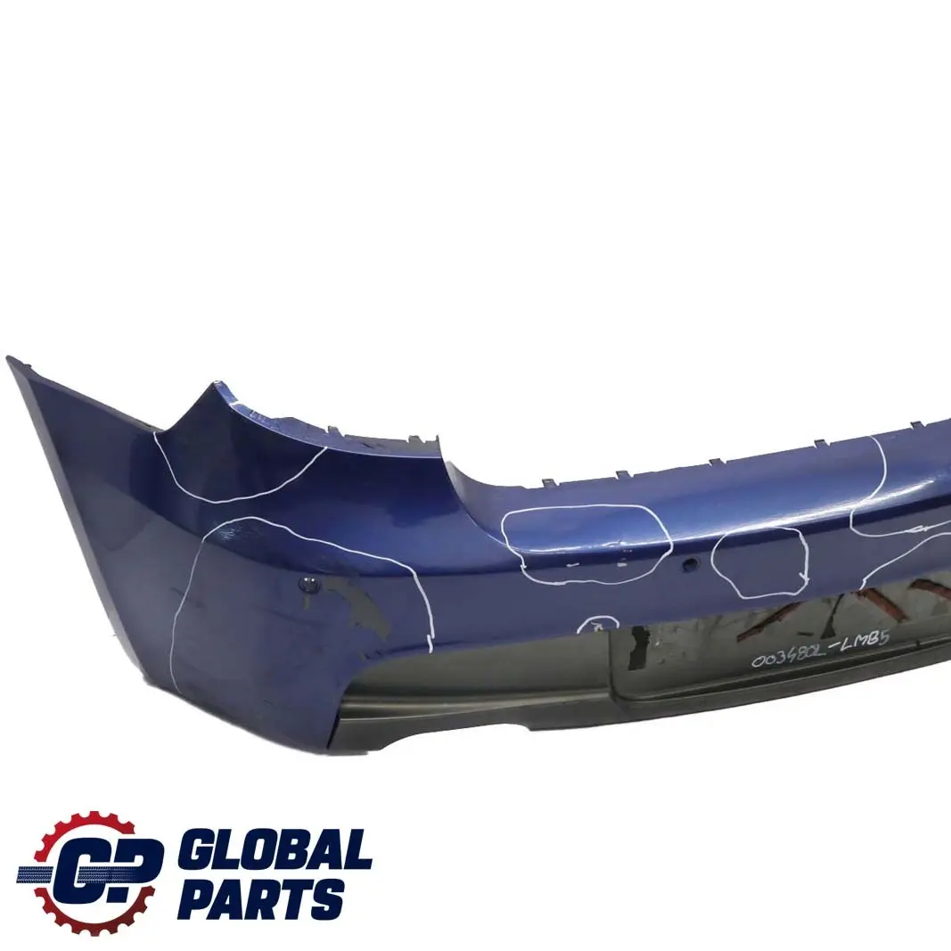 Bumper Trim Panel PDC Le Mans Blau Blue 381 to BMW E81 E87 LCI M Sport Rear with Part number 0034802 BMW E81 E87 LCI M Sport Rear Bumper Trim Panel PDC Le Mans Blau Blue 381 - SKU 0034802-LMB5 - Part number 0034802