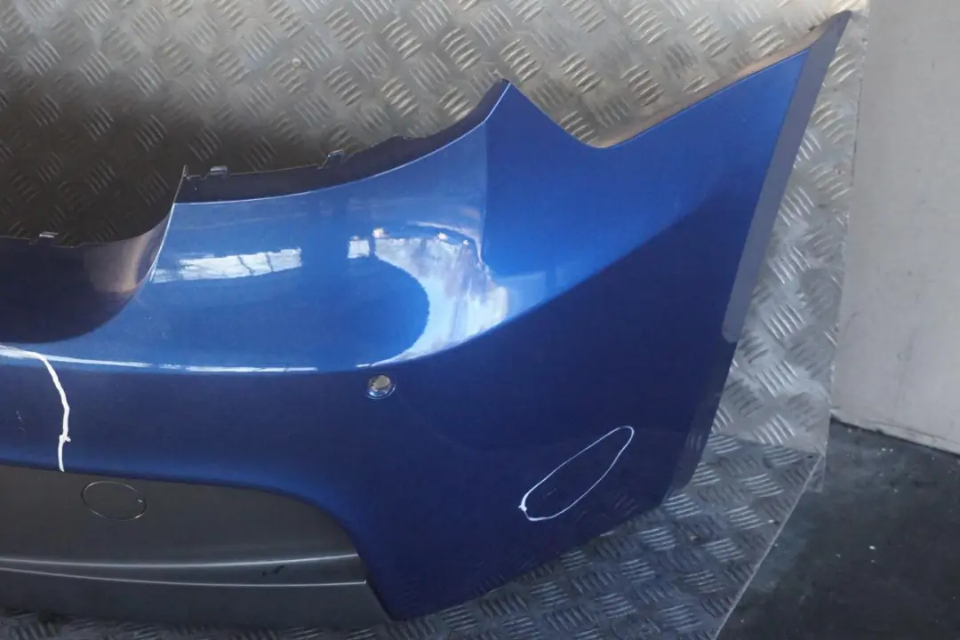 Bumper Trim Panel PDC Montegoblau Blue to BMW 1 Series E81 E87 LCI M Sport Rear with Part number 0034802 BMW 1 Series E81 E87 LCI M Sport Rear Bumper Trim Panel PDC Montegoblau Blue - SKU 0034802-MTB - Part number 0034802