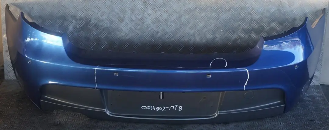BMW 1 Series E81 E87 LCI M Sport Rear Bumper Trim Panel PDC Montegoblau Blue - SKU 0034802-MTB - Part number 0034802