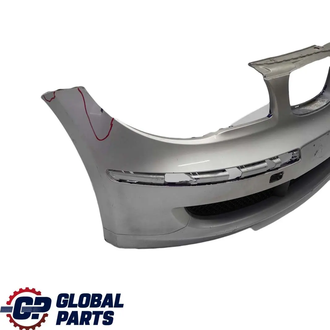 Complete Front Bumper Trim Panel Titansilber Silver to BMW 1 Series E81 E87 LCI with Part number 0035909 BMW 1 Series E81 E87 LCI Complete Front Bumper Trim Panel Titansilber Silver - SKU 0035909-TS - Part number 0035909