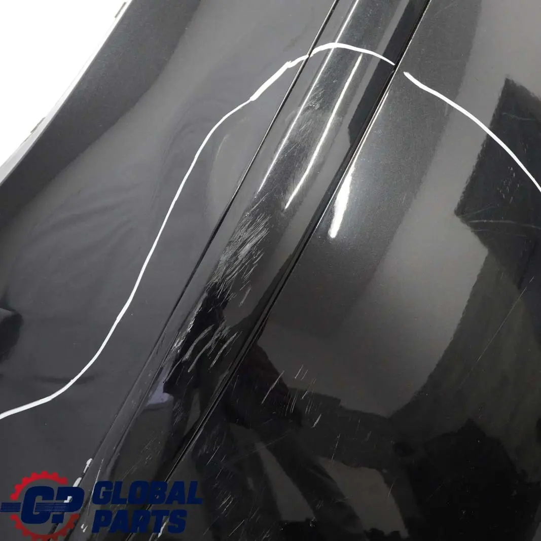 BMW 1 E81 E87 LCI 6 Rear Bumper Trim Panel PDC Black Sapphire Metallic - 475 - SKU 0035911-BS6 - Part number 0035911
