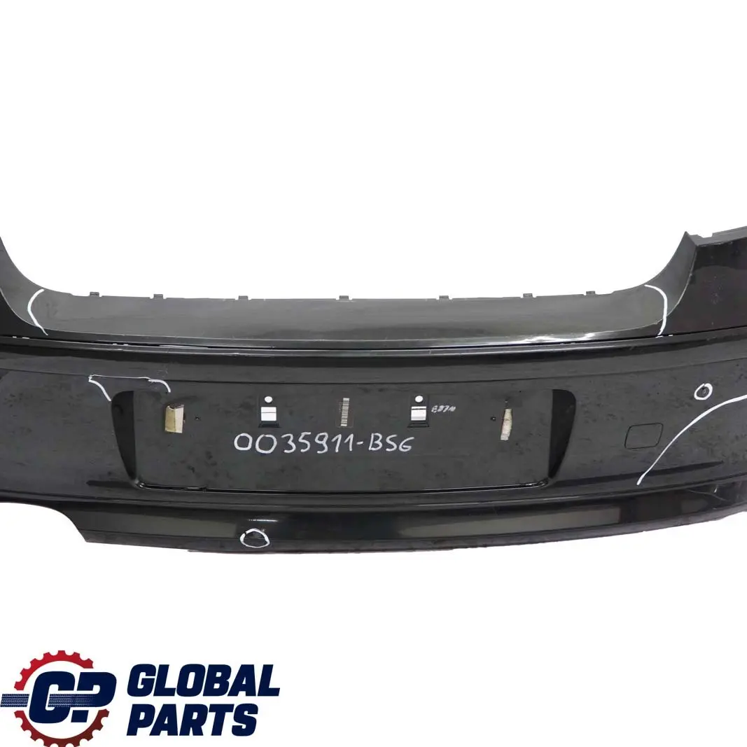 Bumper Trim Panel PDC Black Sapphire Metallic - 475 to BMW 1 E81 E87 LCI 6 Rear with Part number 0035911 BMW 1 E81 E87 LCI 6 Rear Bumper Trim Panel PDC Black Sapphire Metallic - 475 - SKU 0035911-BS6 - Part number 0035911