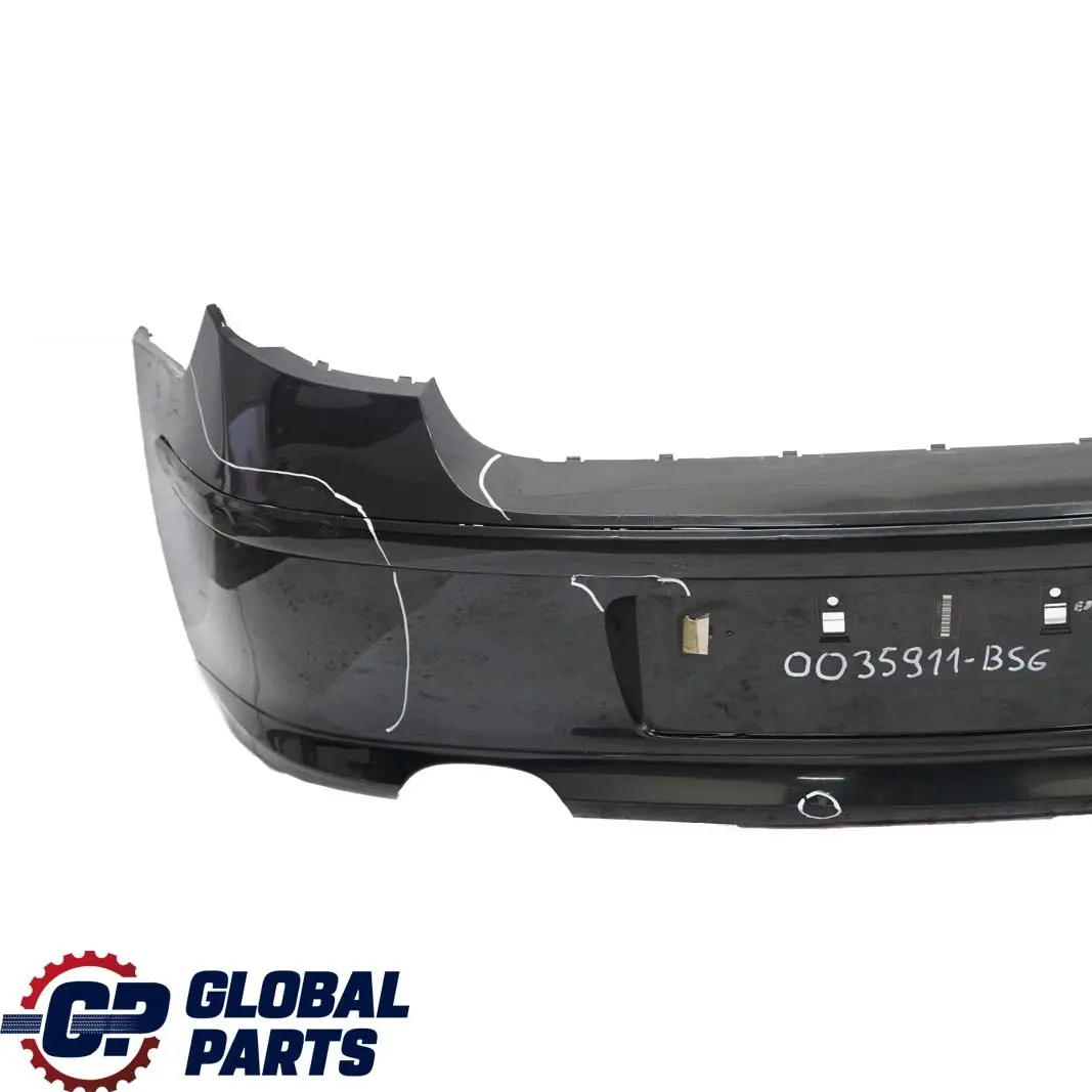 Bumper Trim Panel PDC Black Sapphire Metallic - 475 to BMW 1 E81 E87 LCI 6 Rear with Part number 0035911 BMW 1 E81 E87 LCI 6 Rear Bumper Trim Panel PDC Black Sapphire Metallic - 475 - SKU 0035911-BS6 - Part number 0035911