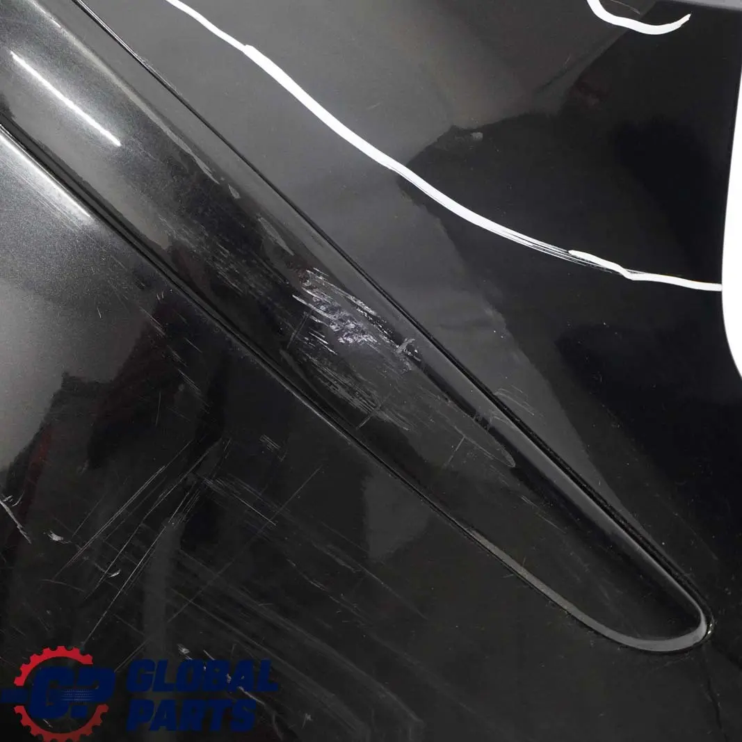 BMW 1 E81 E87 LCI 6 Rear Bumper Trim Panel PDC Black Sapphire Metallic - 475 - SKU 0035911-BS6 - Part number 0035911