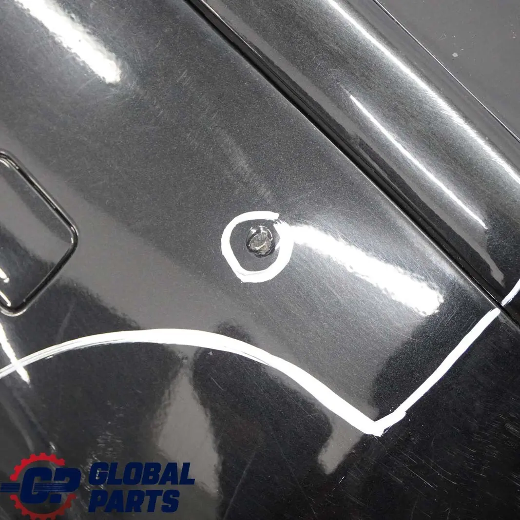 BMW 1 E81 E87 LCI 6 Rear Bumper Trim Panel PDC Black Sapphire Metallic - 475 - SKU 0035911-BS6 - Part number 0035911