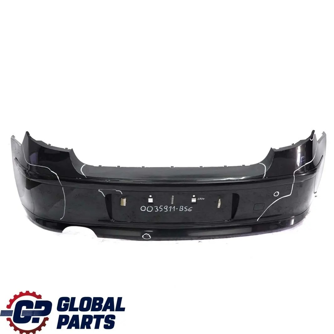 Bumper Trim Panel PDC Black Sapphire Metallic - 475 to BMW 1 E81 E87 LCI 6 Rear with Part number 0035911 BMW 1 E81 E87 LCI 6 Rear Bumper Trim Panel PDC Black Sapphire Metallic - 475 - SKU 0035911-BS6 - Part number 0035911