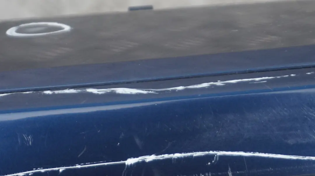 BMW E81 E87 LCI Zderzak tylny tył Tiefseeblau A76 - SKU 0035911-DSB1 - Numer Części 35911
