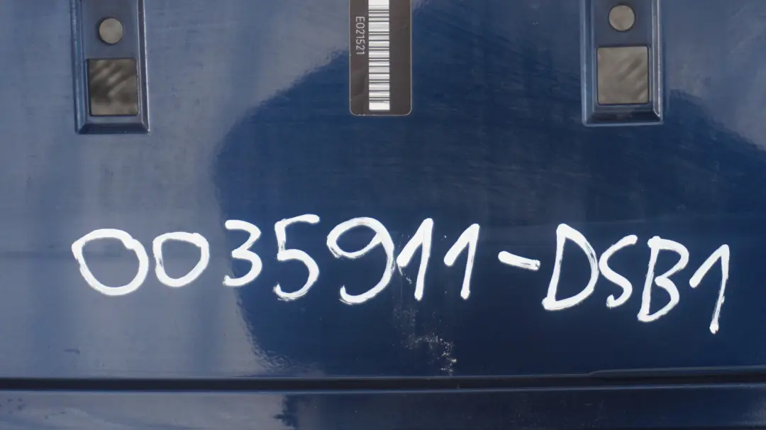 BMW 1 er 1 E81 E87 LCI Verkleidung Stossfänger lackiert hinten Tiefseeblau - SKU 0035911-DSB1 - Teilenummer 35911