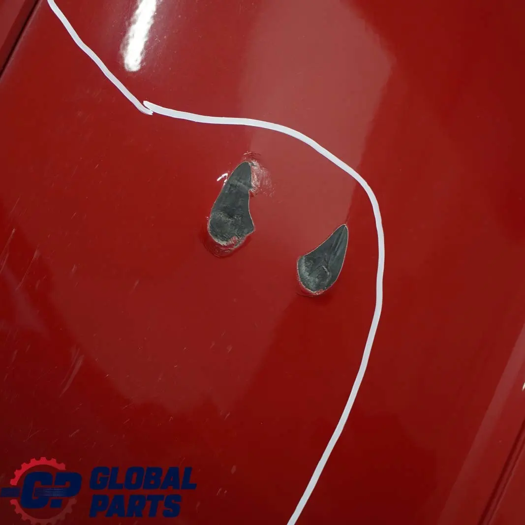 Bumper Trim Panel PDC Karmesinrot Crimson Red - A61 to BMW 1 E81 E87 LCI Rear with Part number 0035911 BMW 1 E81 E87 LCI Rear Bumper Trim Panel PDC Karmesinrot Crimson Red - A61 - SKU 0035911-KAR - Part number 0035911