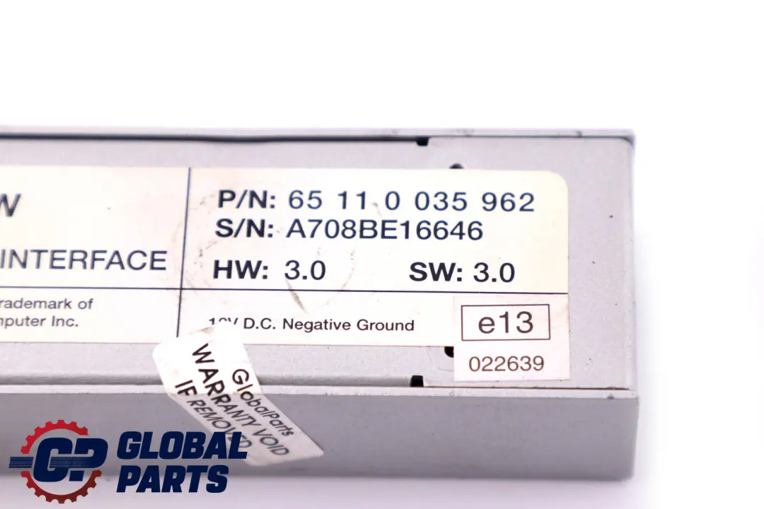 Moduł Interfejs iPod 00 do BMW X3 E53 E83 o numerze 0035962 BMW X3 E53 E83 Moduł Interfejs iPod 00 - SKU 35962 - Numer Części 0035962