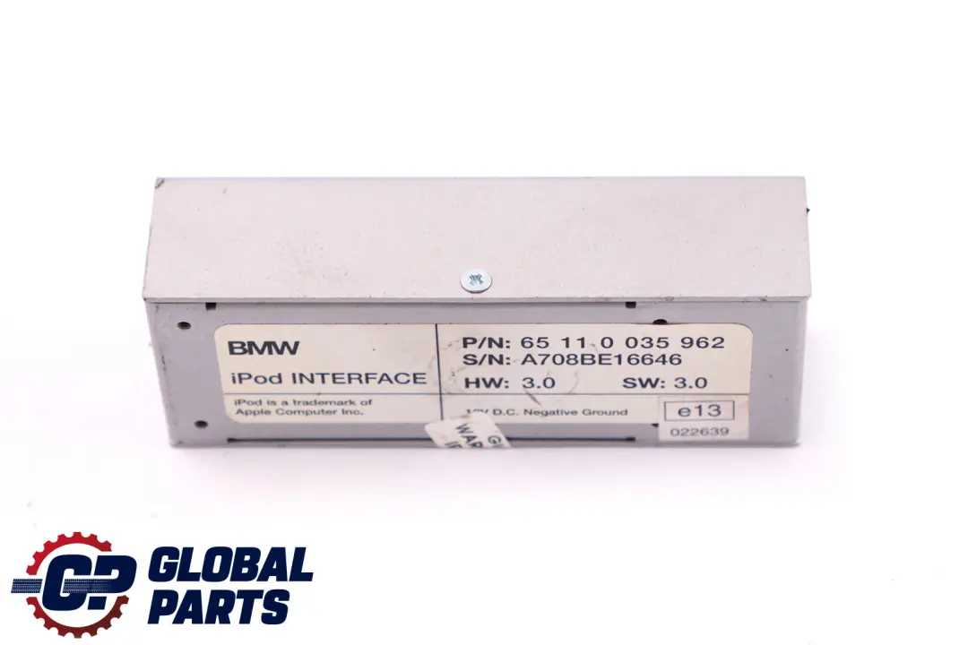 BMW X3 E53 E83 Moduł Interfejs iPod 00 - SKU 35962 - Numer Części 0035962