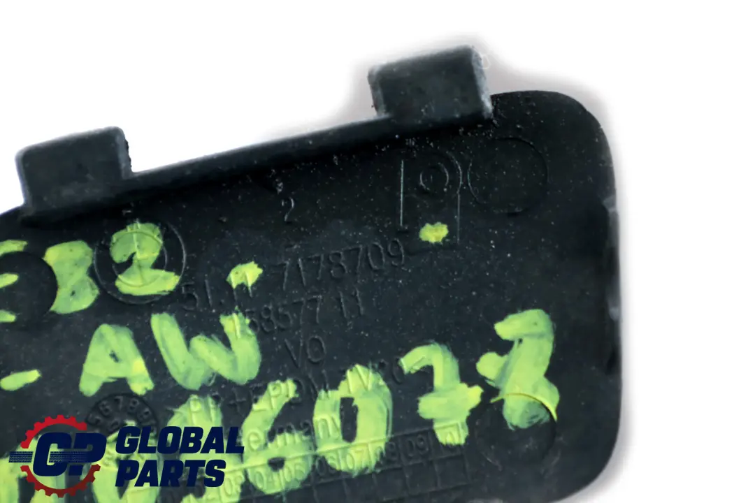 Front Bumper Flap Towing Eye Alpinweiss Alpine White 7178709 to BMW 1 Series E82 with Part number 0036078 BMW 1 Series E82 Front Bumper Flap Towing Eye Alpinweiss Alpine White 7178709 - SKU 0036078-AW - Part number 0036078