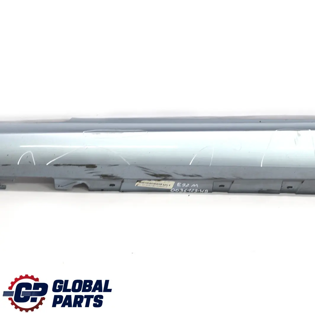 BMW 3 er E92 E93 M Sport Schwellerleiste Links Bluewater Wasserblau - 896 - SKU 0036123-WB - Teilenummer 0036123