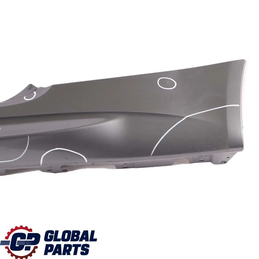 Sill Strip Side Skirt Left N/S Spacegrau Grey Metallic - A52 to BMW 3 E92 M3 Coupe with Part number 0037011 BMW 3 E92 M3 Coupe Sill Strip Side Skirt Left N/S Spacegrau Grey Metallic - A52 - SKU 0036125-SCG - Part number 0037011